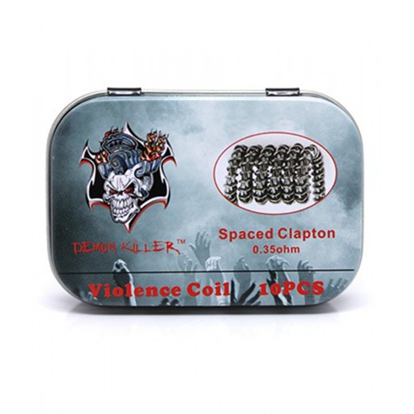 Demon KIller Kanthal Coil Spaced Clapton 0.35ohm 10pz